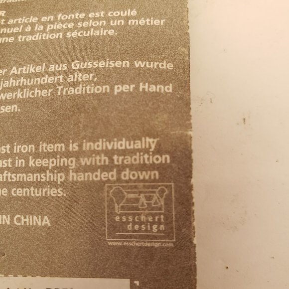 Esschert Design Cast Iron Deer Antler Hook - Picture 7 of 9